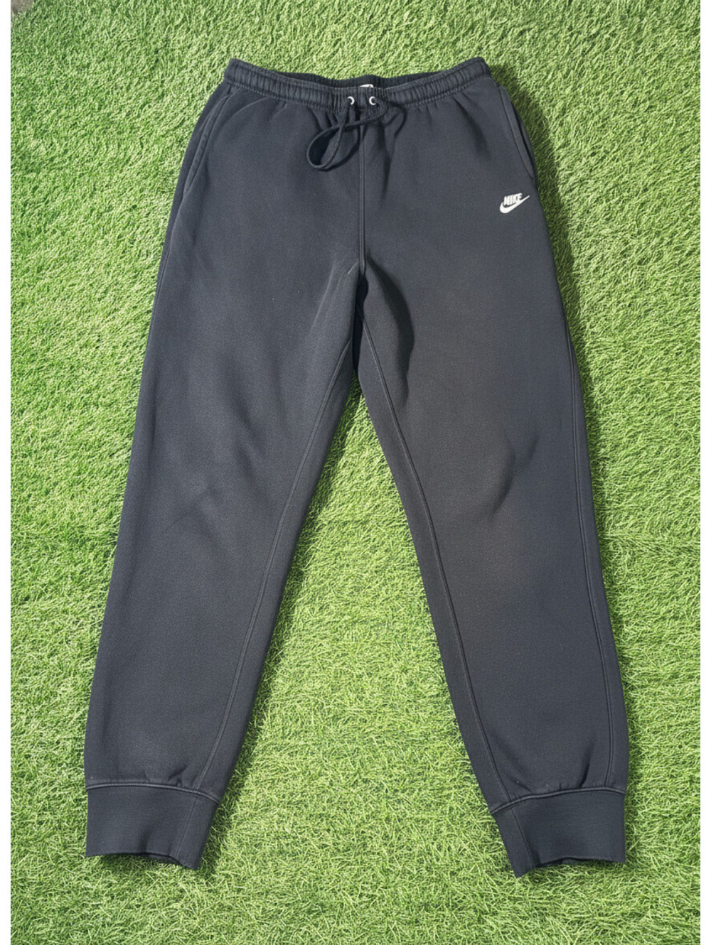 Vintage Nike Black Jogger Sweatpants Fleece Mens Medium
